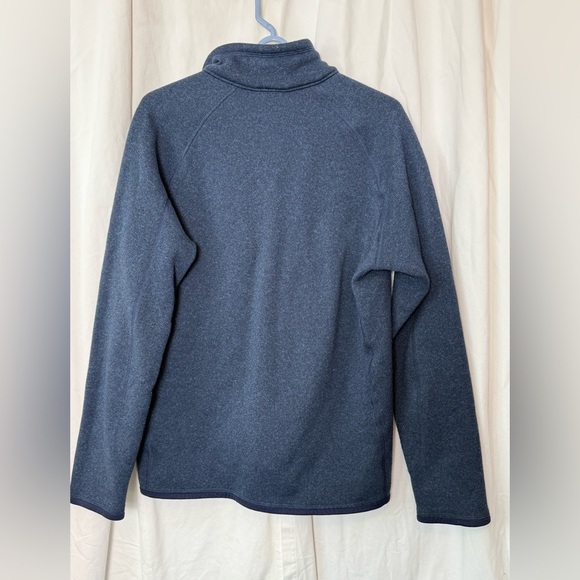 Patagonia Men's M Slate Blue Classic 1/4 Zip Pullover L/S Better Sweater - Picture 4 of 6